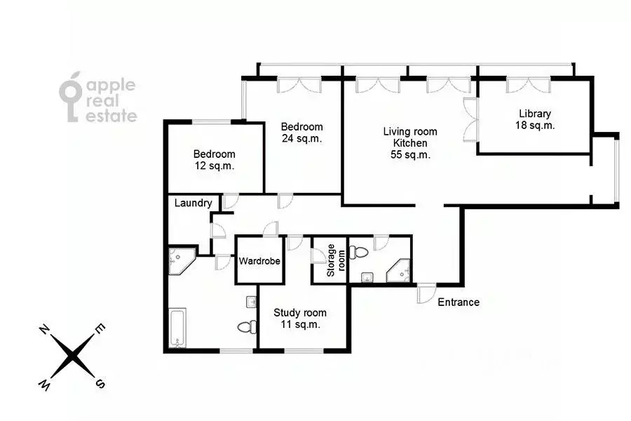 5-к кв. Москва Котельническая наб., 1/15кА (175.0 м) - Фото 2