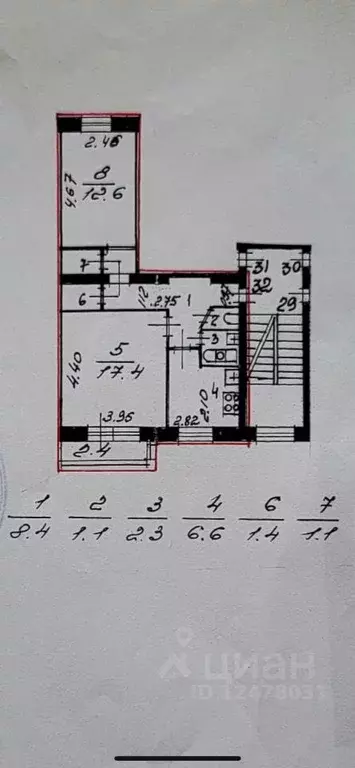 2-к кв. Санкт-Петербург ул. Дудко, 33 (50.9 м) - Фото 2
