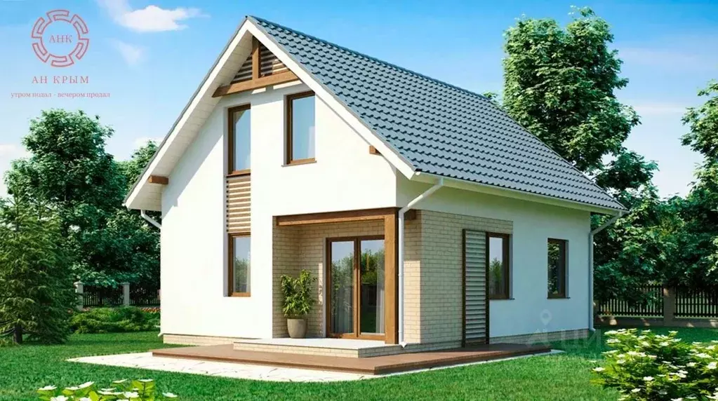 Дом в Крым, Ленинский район, с. Останино ул. Первомайская (100 м) - Фото 0