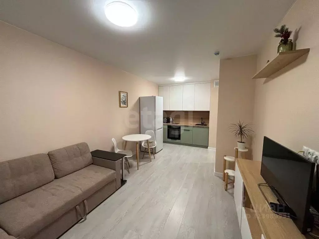 Студия Тюменская область, Тюмень ул. Тимофея Чаркова, 87 (27.0 м) - Фото 1