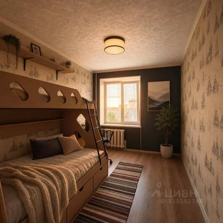 Квартира, 3 комнаты, 59.4 м - Фото 1