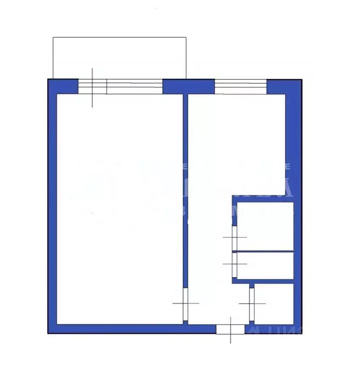 1-к кв. Кемеровская область, Ленинск-Кузнецкий просп. Ленина, 63/3 ... - Фото 2