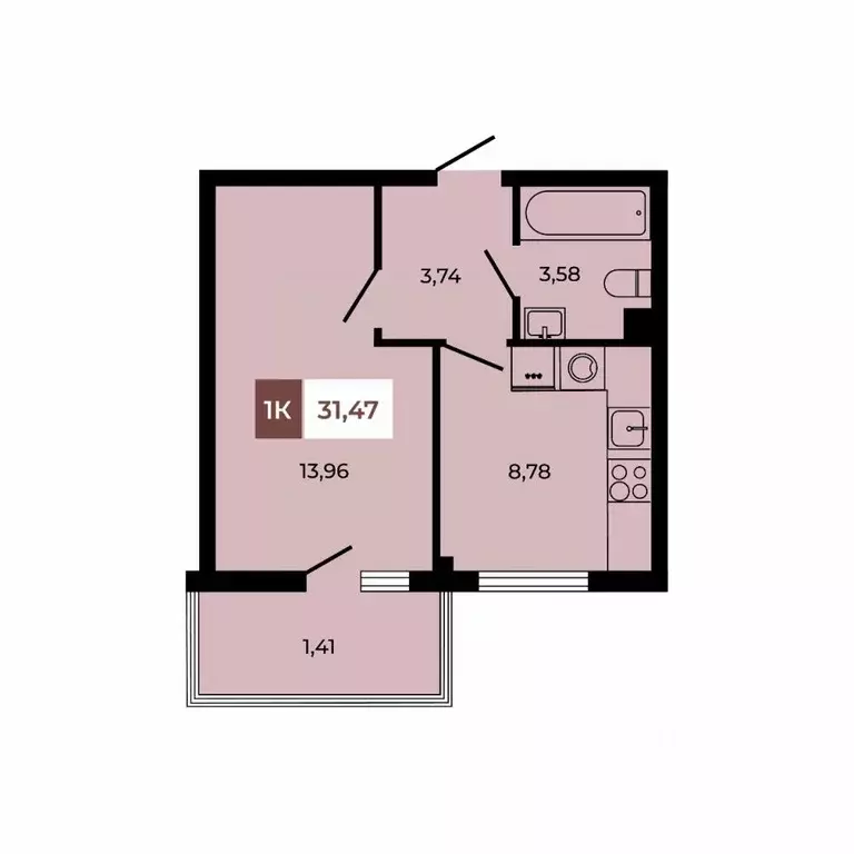 1-к кв. Ростовская область, Аксайский район, Щепкинское с/пос, пос. ... - Фото 1