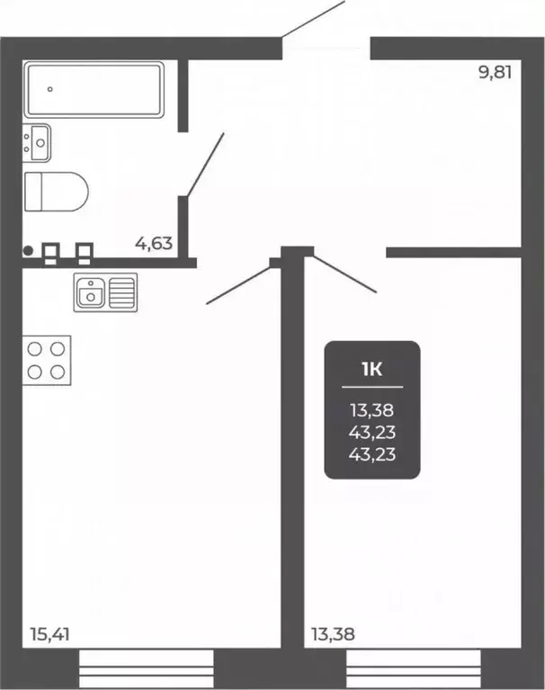 Офис в Новосибирская область, Новосибирск Автогенная ул., 75 (43 м) - Фото 2