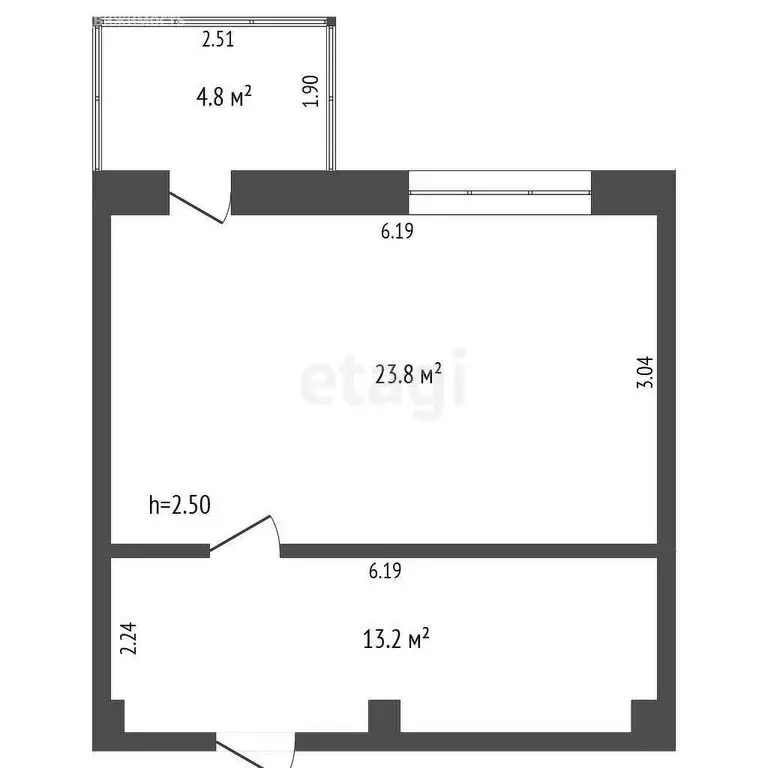 Помещение свободного назначения (37 м) - Фото 1