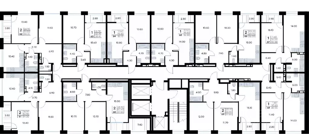 1-к кв. Приморский край, Владивосток ул. Нейбута, 135 (36.1 м) - Фото 2