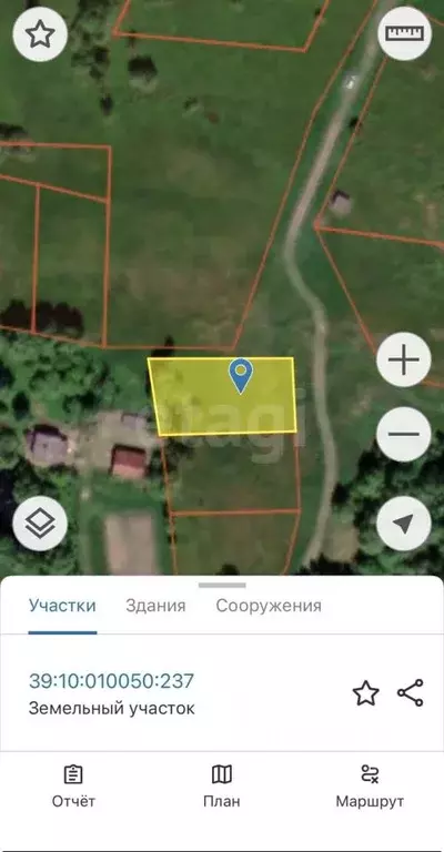 Участок в Калининградская область, Полесск Лесная ул. (12.0 сот.) - Фото 2