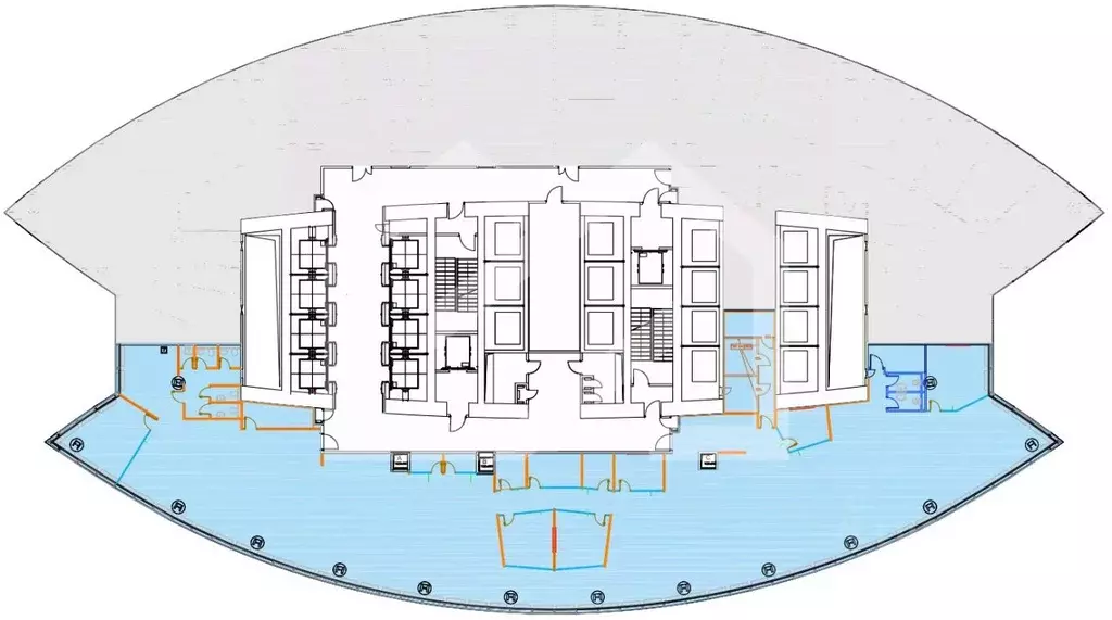 Помещение свободного назначения в Москва наб. Пресненская, 10блокС ... - Фото 2