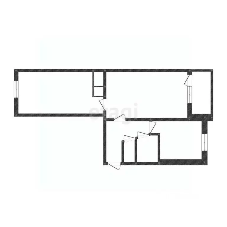 2-к кв. Иркутская область, Иркутск ул. Ярославского, 215 (42.1 м) - Фото 2