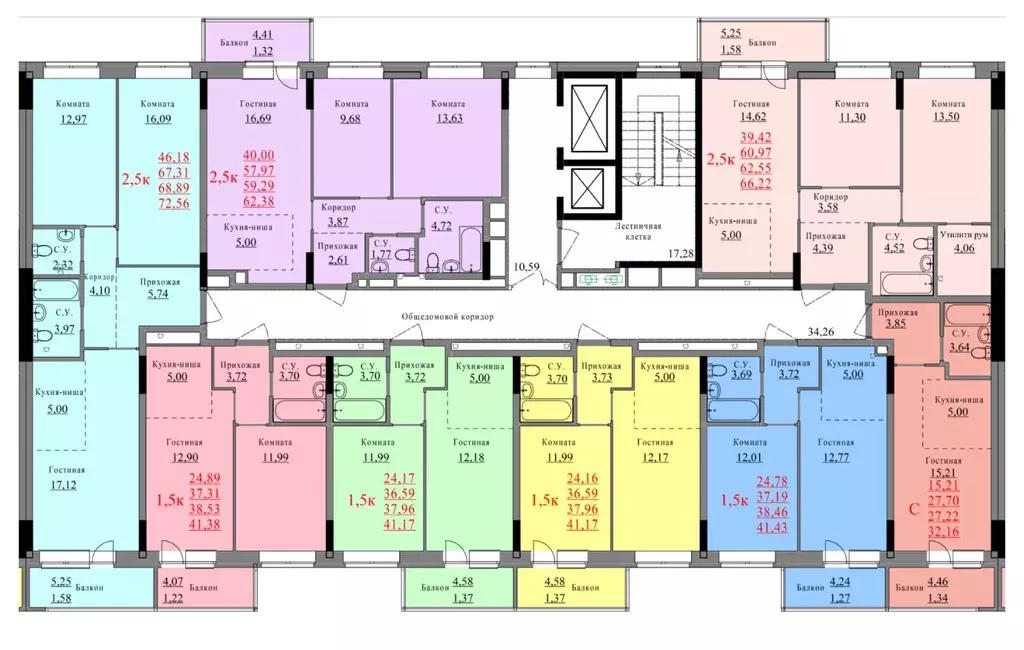 1-к кв. Удмуртия, Ижевск Молодежная ул, 107в (37.96 м) - Фото 1
