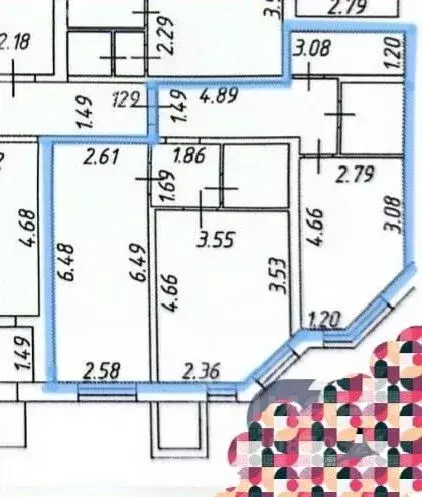 2-к кв. Ленинградская область, Всеволожский район, пос. Бугры ул. ... - Фото 1