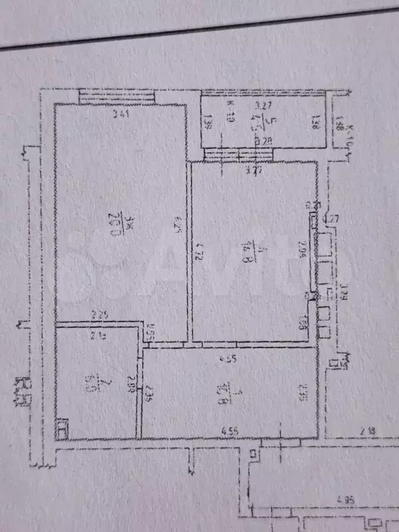 1-к. квартира, 55 м, 5/9 эт. - Фото 0