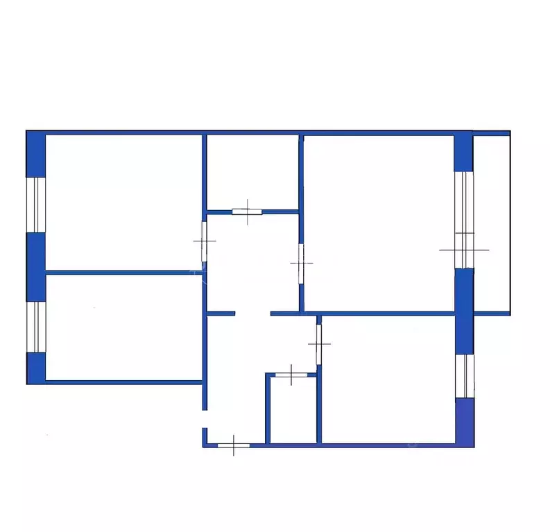 3-к кв. Кемеровская область, Междуреченск просп. Строителей, 69 (65.0 ... - Фото 2