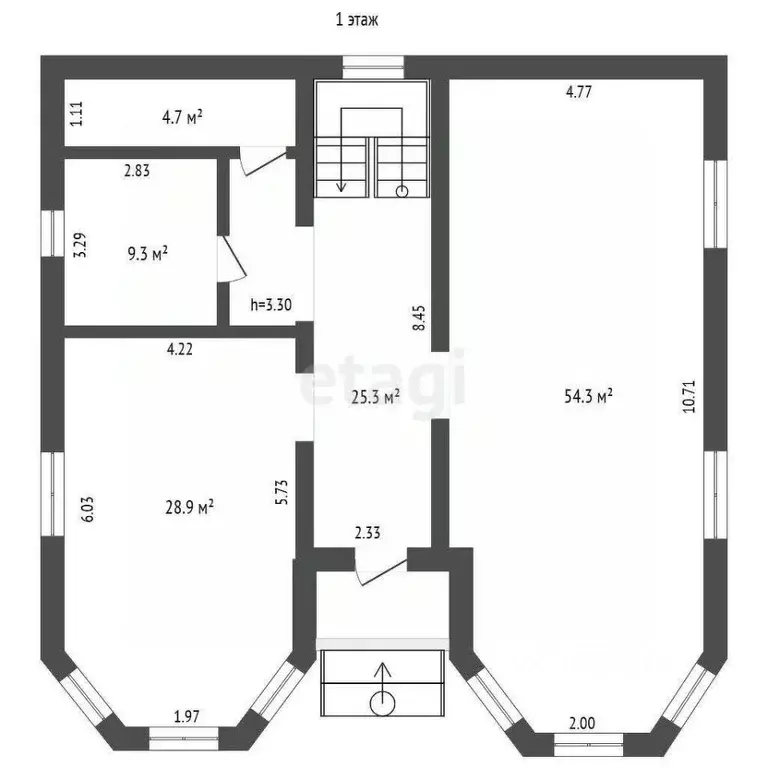 Дом в Томская область, Томск пос. Кузовлево, Советская ул. (269 м) - Фото 2