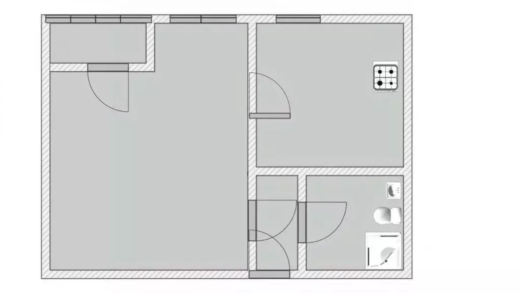 1-к кв. Санкт-Петербург ул. Чарушинская, 32 (32.0 м) - Фото 1
