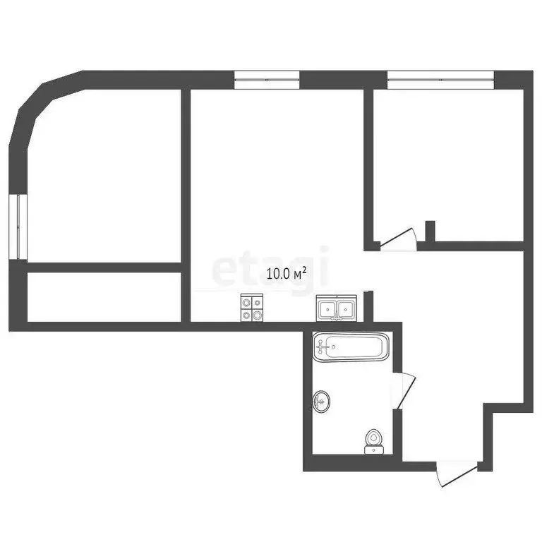 3-комнатная квартира: Кемерово, улица Дружбы, 28/2 (61 м) - Фото 0