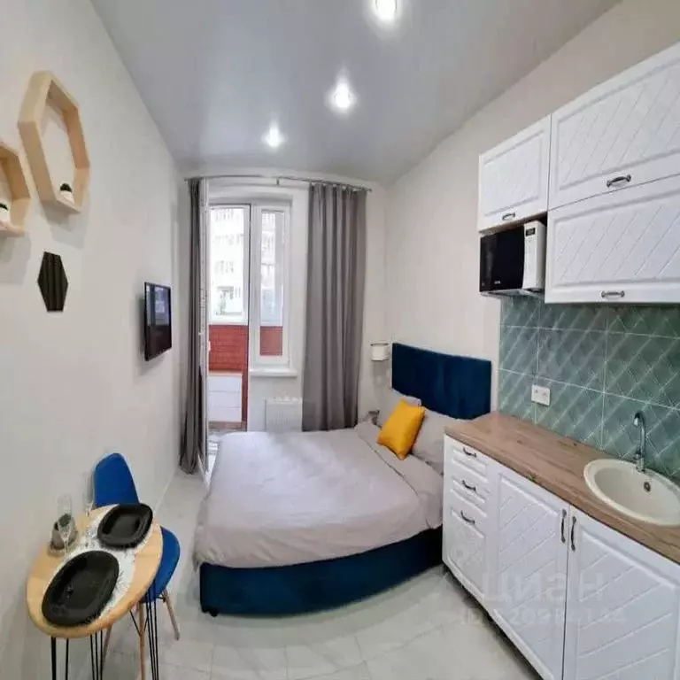 Студия Краснодарский край, Краснодар Тепличная ул., 62/1к3 (16.0 м) - Фото 0