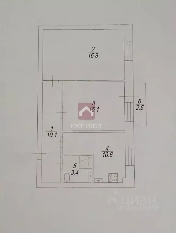 2-к кв. Саратовская область, Саратов ул. Имени В.И. Чапаева, 35 (56.1 ... - Фото 1