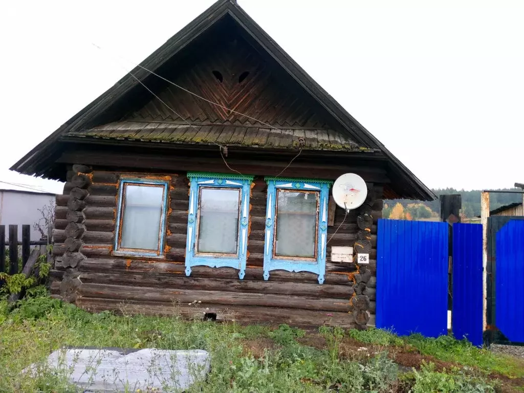 Дом в Свердловская область, Режевской муниципальный округ, деревня ... - Фото 0