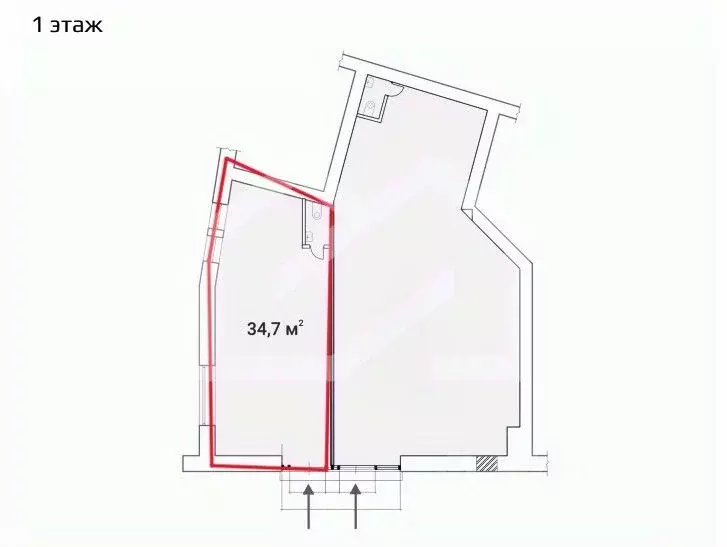 Помещение свободного назначения в Москва Никольская ул., 25 (35 м) - Фото 2