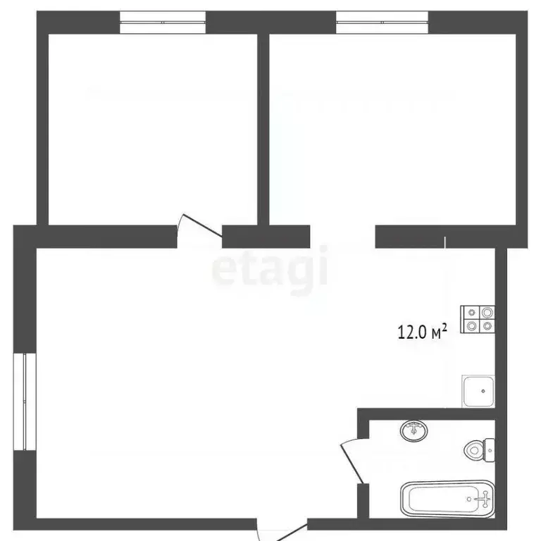 2-к кв. Крым, Ялта ул. Красных Партизан, 14Б (65.0 м) - Фото 1