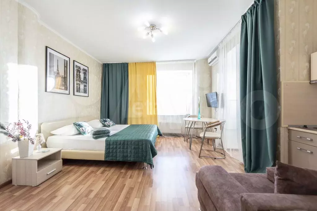 Квартира-студия, 24,4 м, 10/15 эт. - Фото 1