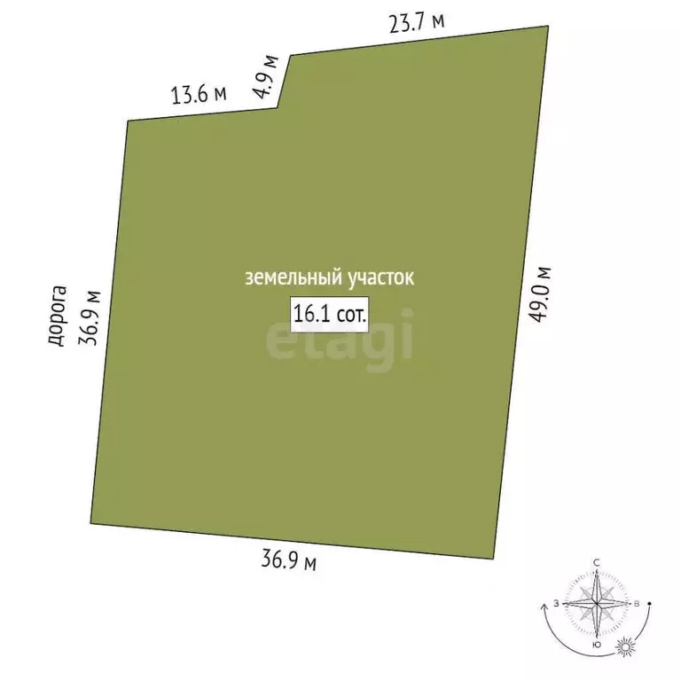 Участок в Ленинградская область, Выборгский район, Полянское с/пос, ... - Фото 2