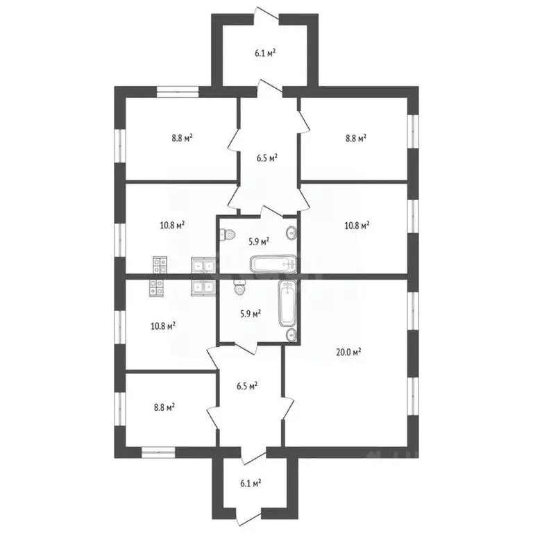 Дом в Тюменская область, Тюменский муниципальный округ, Винзили рп ул. ... - Фото 2