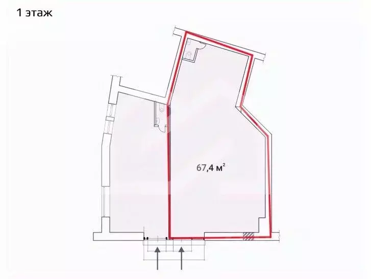 Торговая площадь в Москва Никольская ул., 25 (67 м) - Фото 1