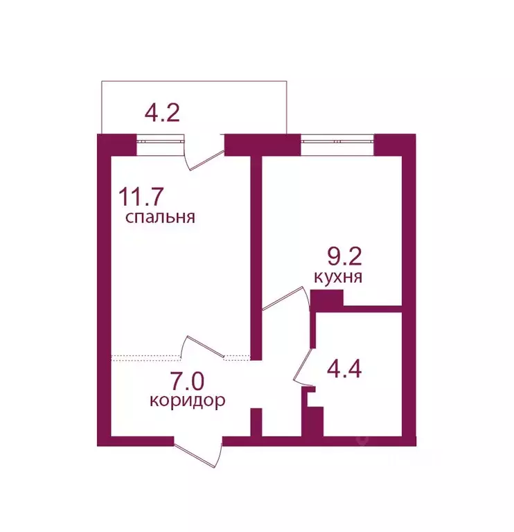 1-к кв. Иркутская область, Иркутск Топкинский мкр, 69 (36.5 м) - Фото 1
