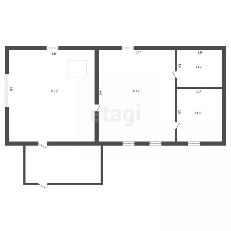 Дом в Амурская область, Благовещенск Тополиная ул., 66 (42 м) - Фото 1