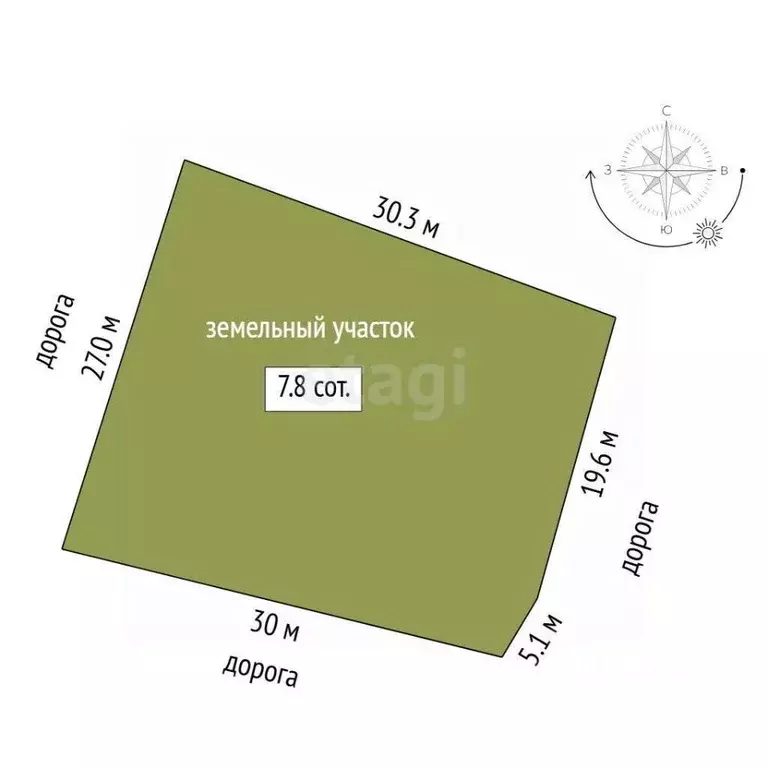 Участок в Тюменская область, Тюменский муниципальный округ, Архитектор ... - Фото 2