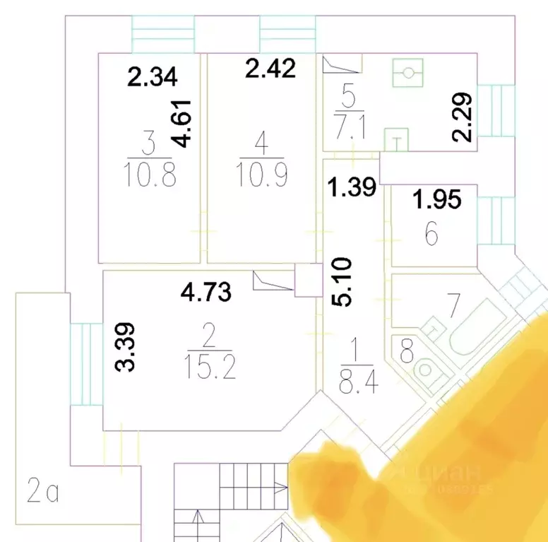 3-к кв. Москва ул. Земляной Вал, 34С3а (60.6 м) - Фото 0