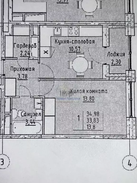 1-к. квартира, 36 м, 9/13 эт. - Фото 0