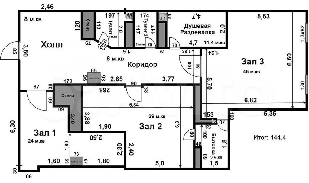 Продам помещение свободного назначения, 144.4 м - Фото 0