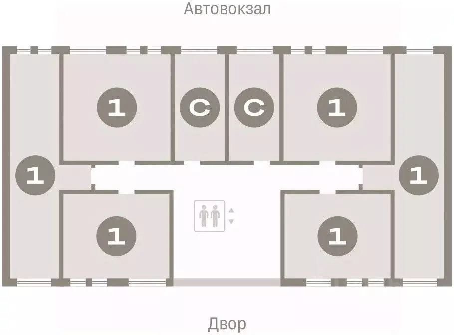 Студия Тюменская область, Тюмень ул. Республики, 203к1 (19.82 м) - Фото 1