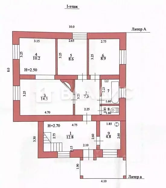 Дом в Волгоградская область, Дубовка ул. Имени Ломоносова, 36 (112 м) - Фото 2