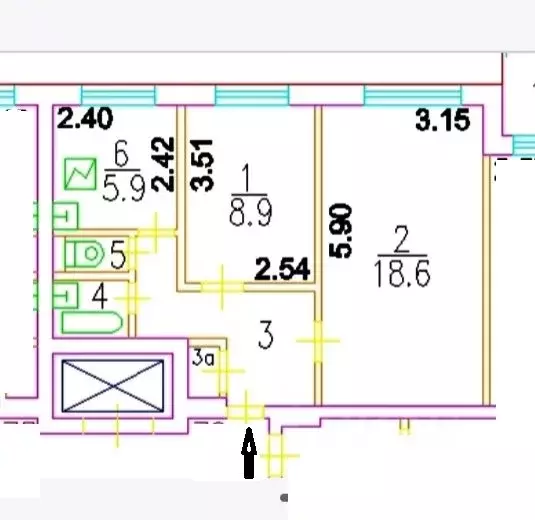 2-к кв. Москва Днепропетровская ул., 37К1 (43.7 м) - Фото 1