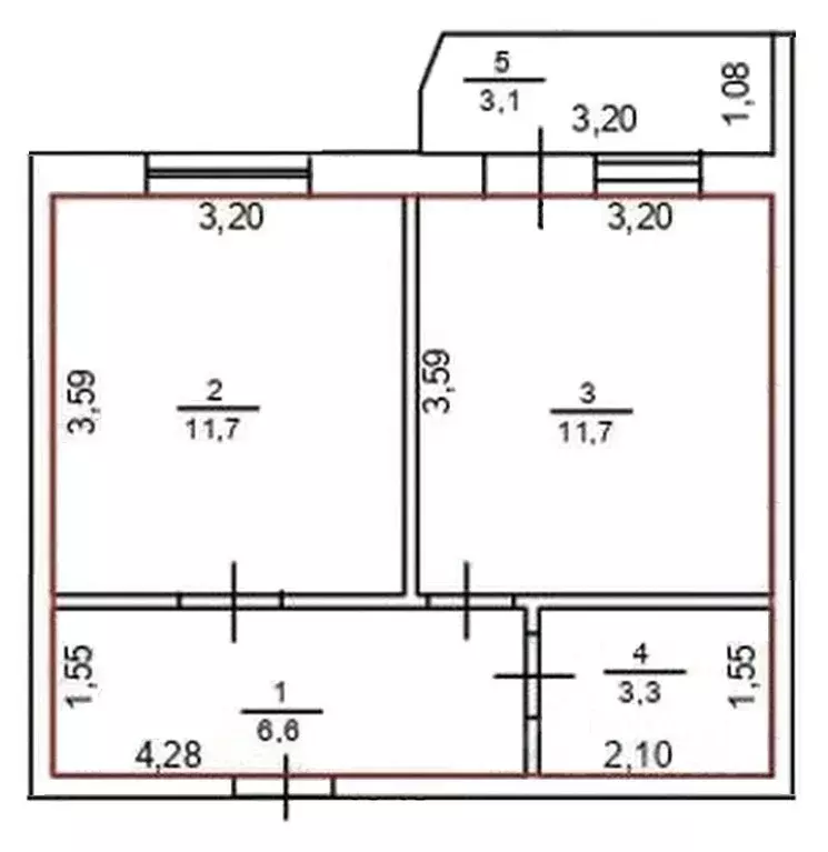 1-к кв. Адыгея, Тахтамукайский район, Яблоновский пгт ул. Гагарина, ... - Фото 2