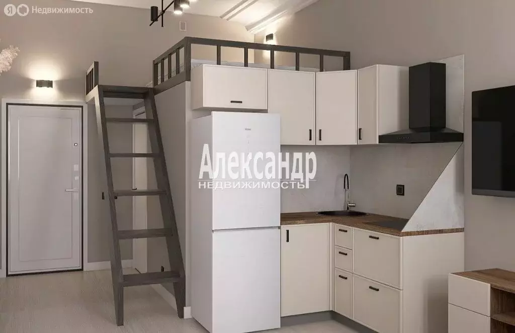 Квартира-студия: Санкт-Петербург, Кирилловская улица, 18 (30 м) - Фото 1