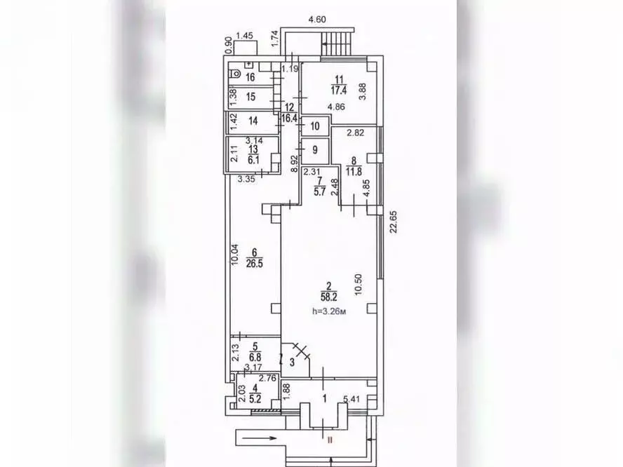 Торговая площадь в Москва Борисовский проезд, 11к1с2 (187 м) - Фото 2