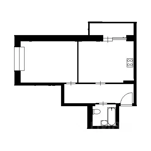 2-к кв. Новосибирская область, Новосибирск ул. Кирова, 242 (51.0 м) - Фото 1