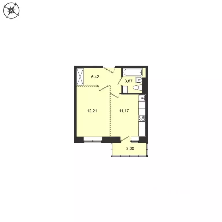 1-к кв. Иркутская область, Иркутский муниципальный округ, с. Мамоны ... - Фото 1