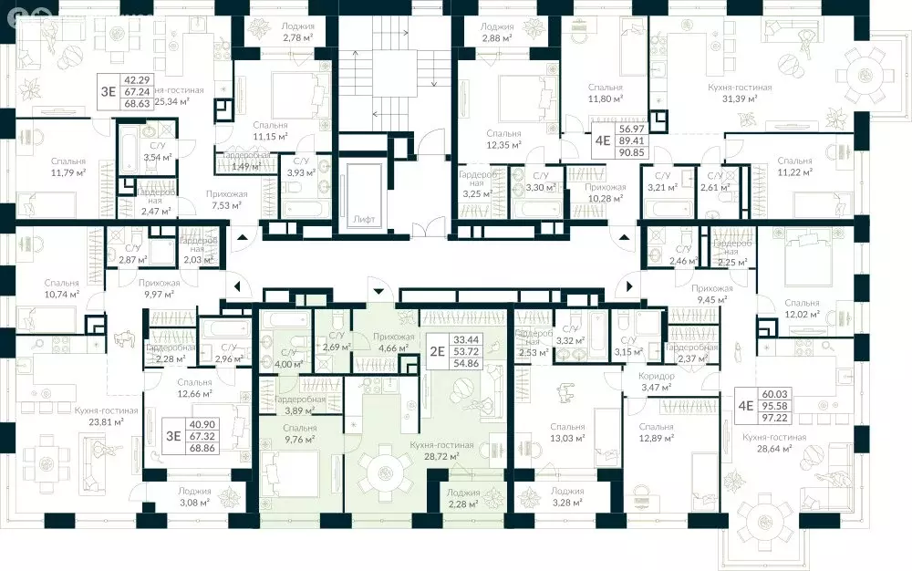 1-комнатная квартира: Уфа, жилой район Глумилино, жилой комплекс Урман ... - Фото 2