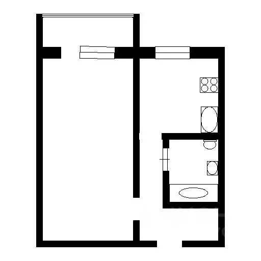 1-к кв. Севастополь ул. Флагманская, 8 (31.0 м) - Фото 1
