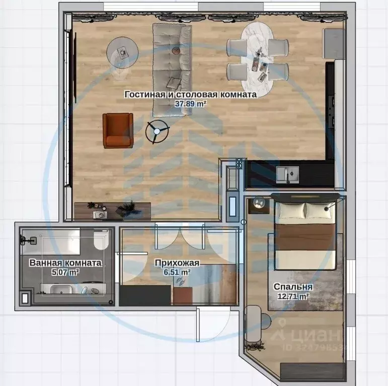 2-к кв. Ставропольский край, Ессентуки Никольская ул., 12А (61.2 м) - Фото 2
