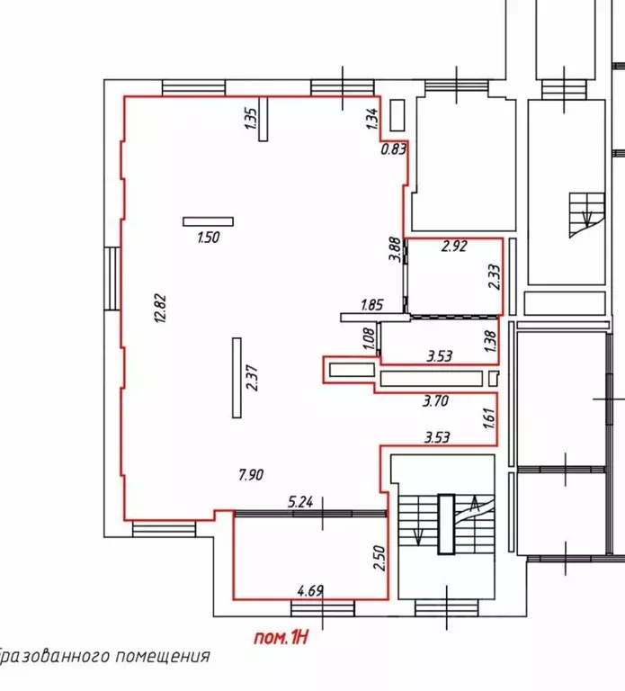 Торговая площадь в Москва Тайнинская ул., 7к2 (128 м) - Фото 1