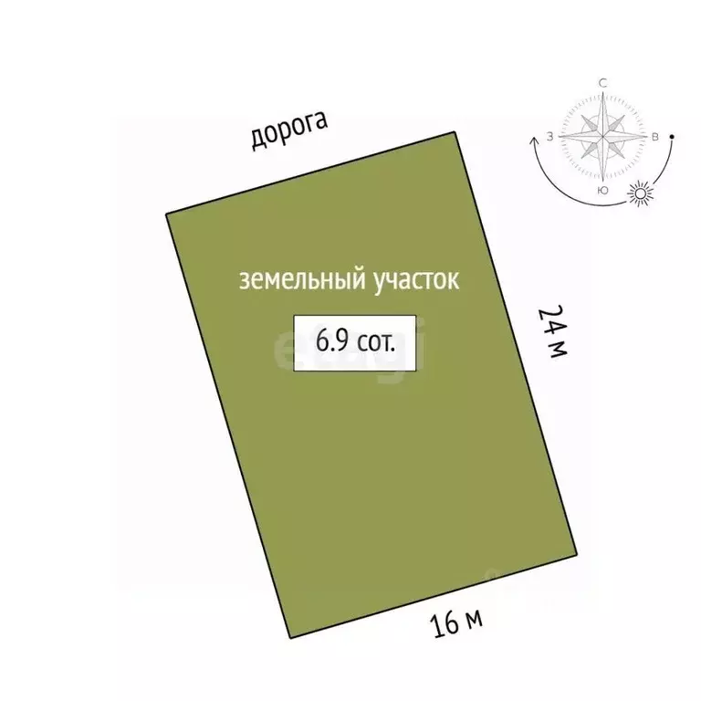 Участок в Тюменская область, Тюменский муниципальный округ, с. Яр ул. ... - Фото 2