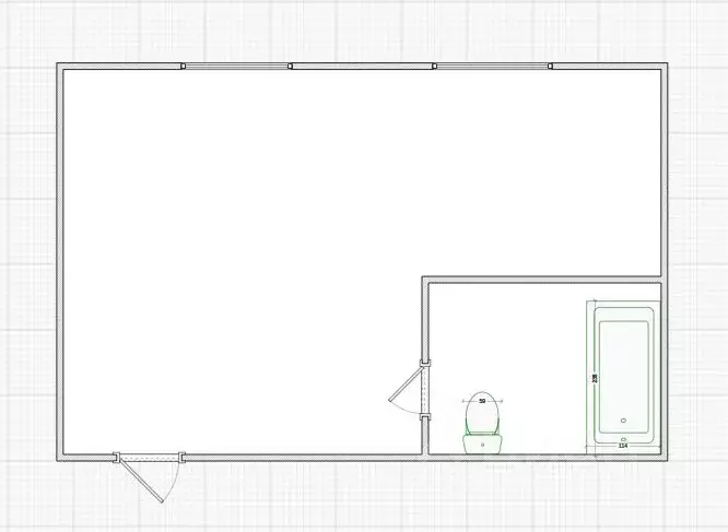 Студия Пермский край, Верещагино ул. Мира, 3/2 (34.4 м) - Фото 2