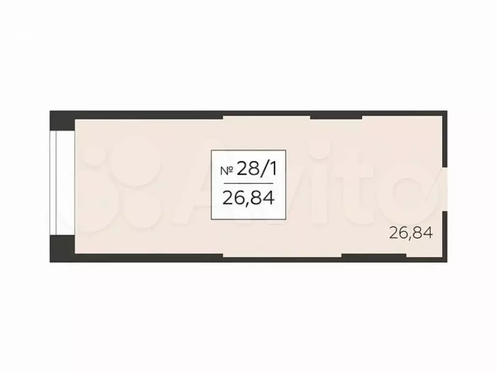 Продам помещение свободного назначения, 26.84 м - Фото 0